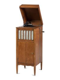 An Edison Amberola Phonograph Oak Cabinet