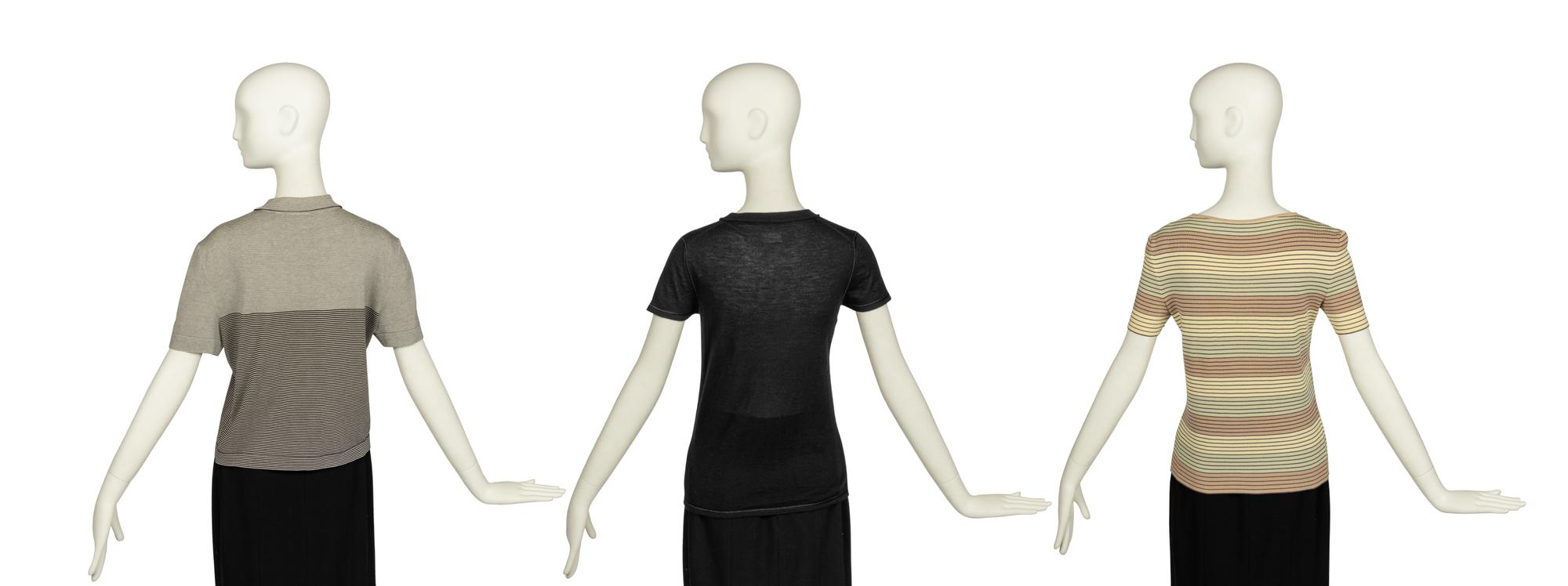 Three Chanel Knit Tops, 1997-2010s