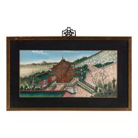 Five Chinese Export Paintings, Early-Mid 20th Century — 近代 外銷畫一組五幅
