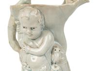 A Ralph Wood-Type "Bacchus and Pan" Jug