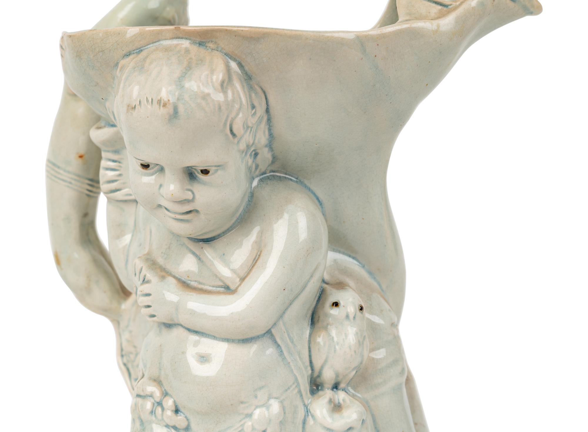 A Ralph Wood-Type "Bacchus and Pan" Jug