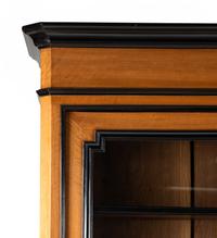 A Restauration Walnut and Part-Ebonized Bibliothèque