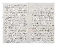 [CIVIL WAR]. Military preparations against a rebel attack by way of Canada and Lake Erie described in 18 pp. letter to Lt. Col. McCreary of the 145th Pennsylvania.
