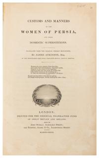 ATKINSON, James (Translator) (1780-1852)