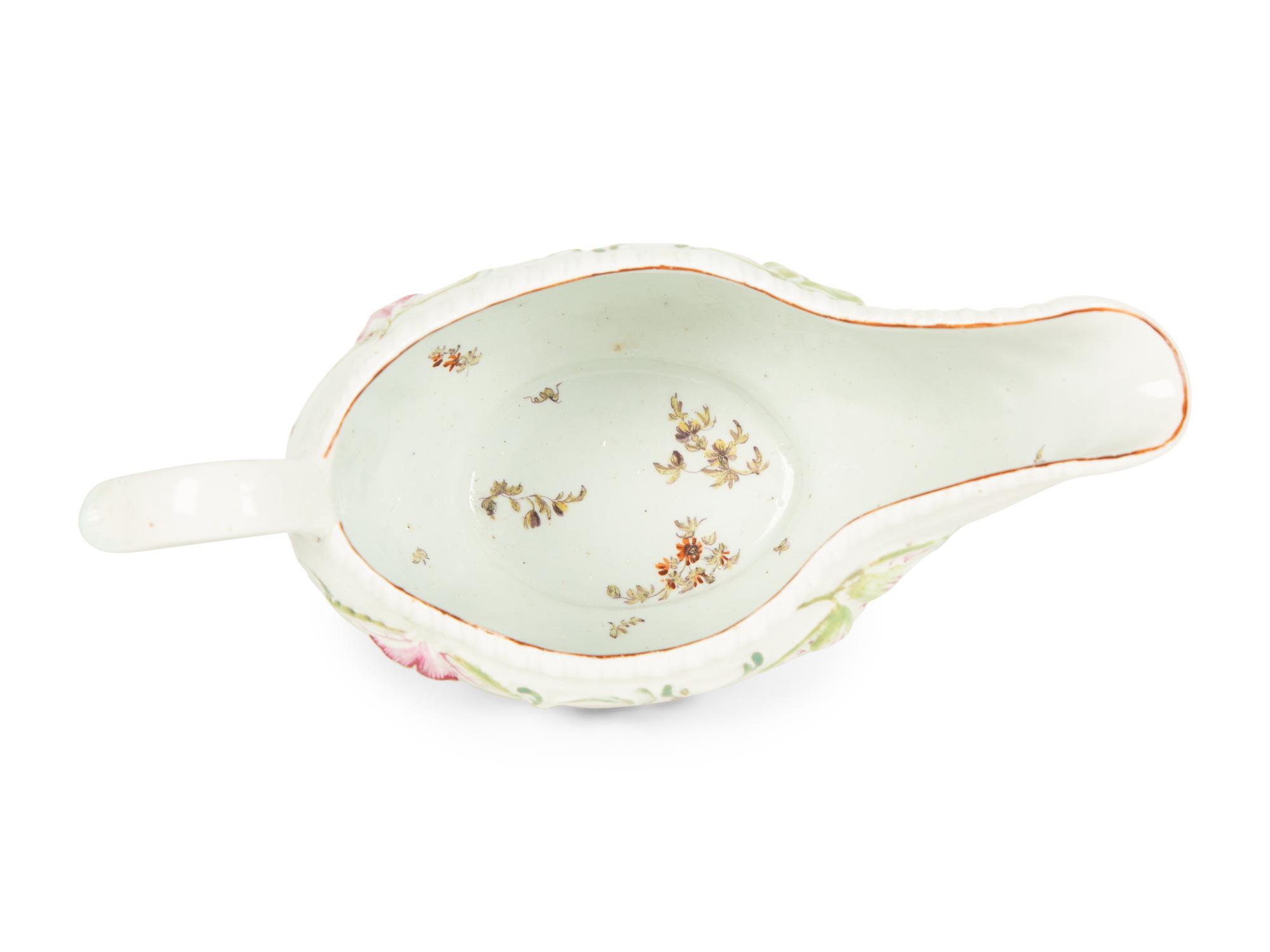 Four English Porcelain Sauce Boats — 18TH CENTURY