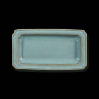 A Chinese Junyao rectangular dish 钧窑方盘 Jin dynasty or later ????