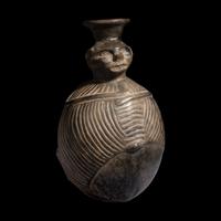 A Chimu-Moche Blackware Vessel