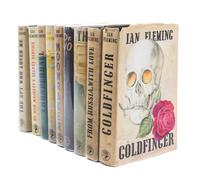 FLEMING, IAN. Group of nine first editions. London, various dates.
