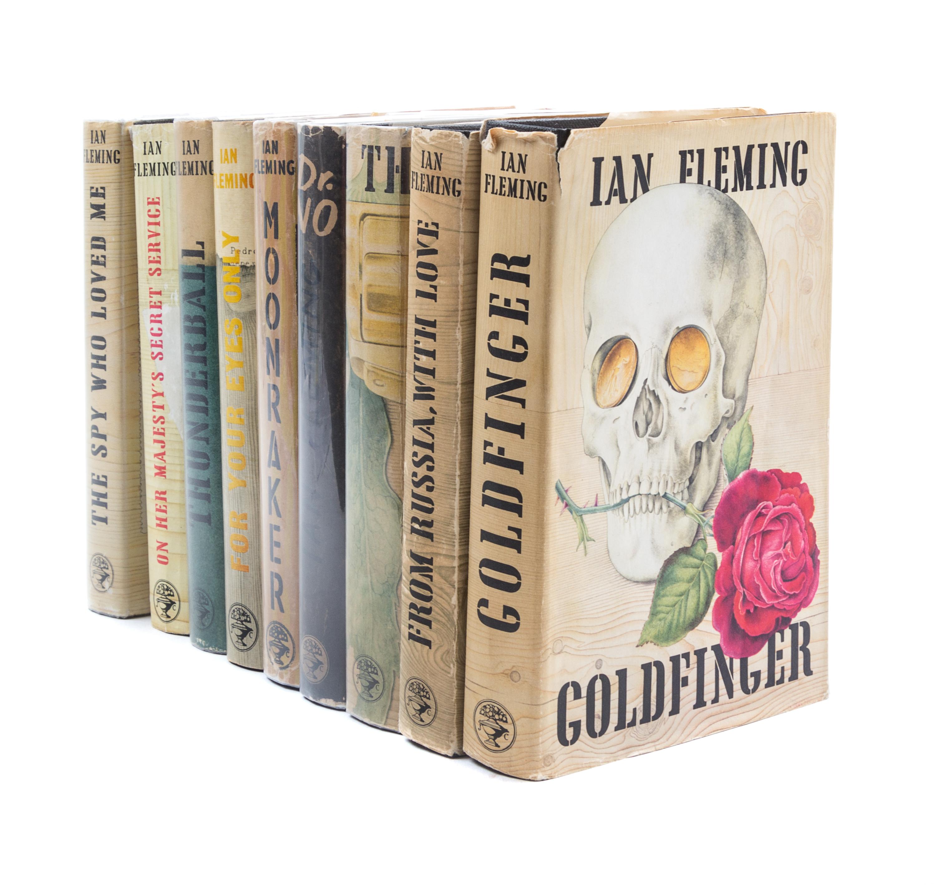 FLEMING, IAN. Group of nine first editions. London, various dates.