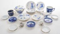 A Collection of Diminutive Tea Articles Height of tallest 3 1/2 inches.