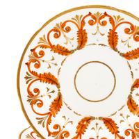 A Set of Eight Staffordshire Porcelain Plates