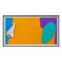 John Baldessari (American, 1931-2020) — Noses & Ears, Etc.: Face with Nose and (Green) Ear , 2006