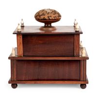 A Regency Inlaid Mahogany Sewing Box