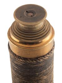 [CIVIL WAR]. Naval Telescope Presented to Lieutenant Edward Fesser Devens, 25 May 1863.