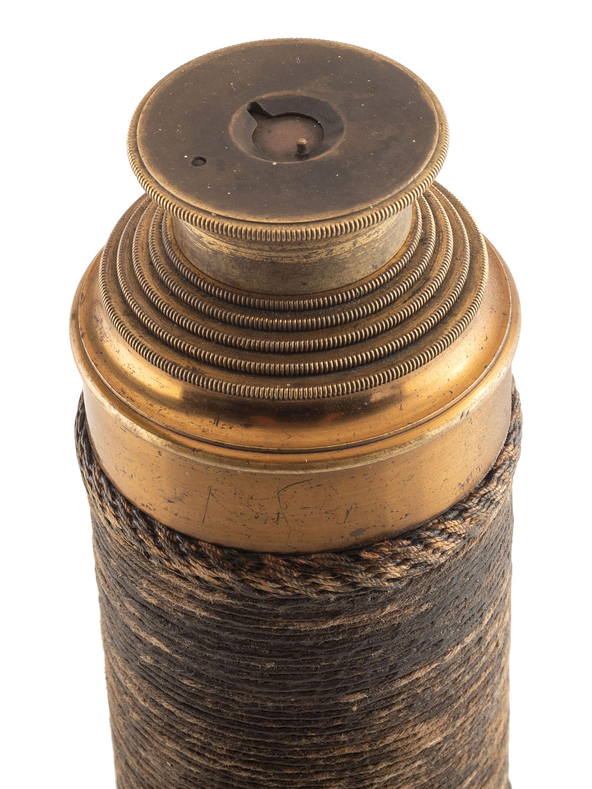 [CIVIL WAR]. Naval Telescope Presented to Lieutenant Edward Fesser Devens, 25 May 1863.