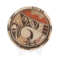 Hopi Polychrome Hanging Bowl Diameter 9 inches