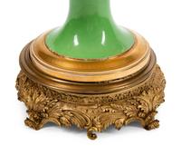 A Large Continental Gilt Bronze Mounted Porcelain Centerpiece Bowl