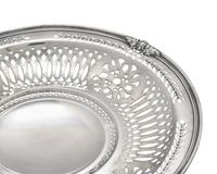 A Pair of Sterling Silver Reticulated Compotes