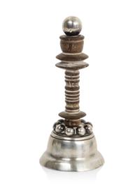 A Mexican Silver Dinner Bell, William Spratling (1900-1967) Height 4 1/4 inches.