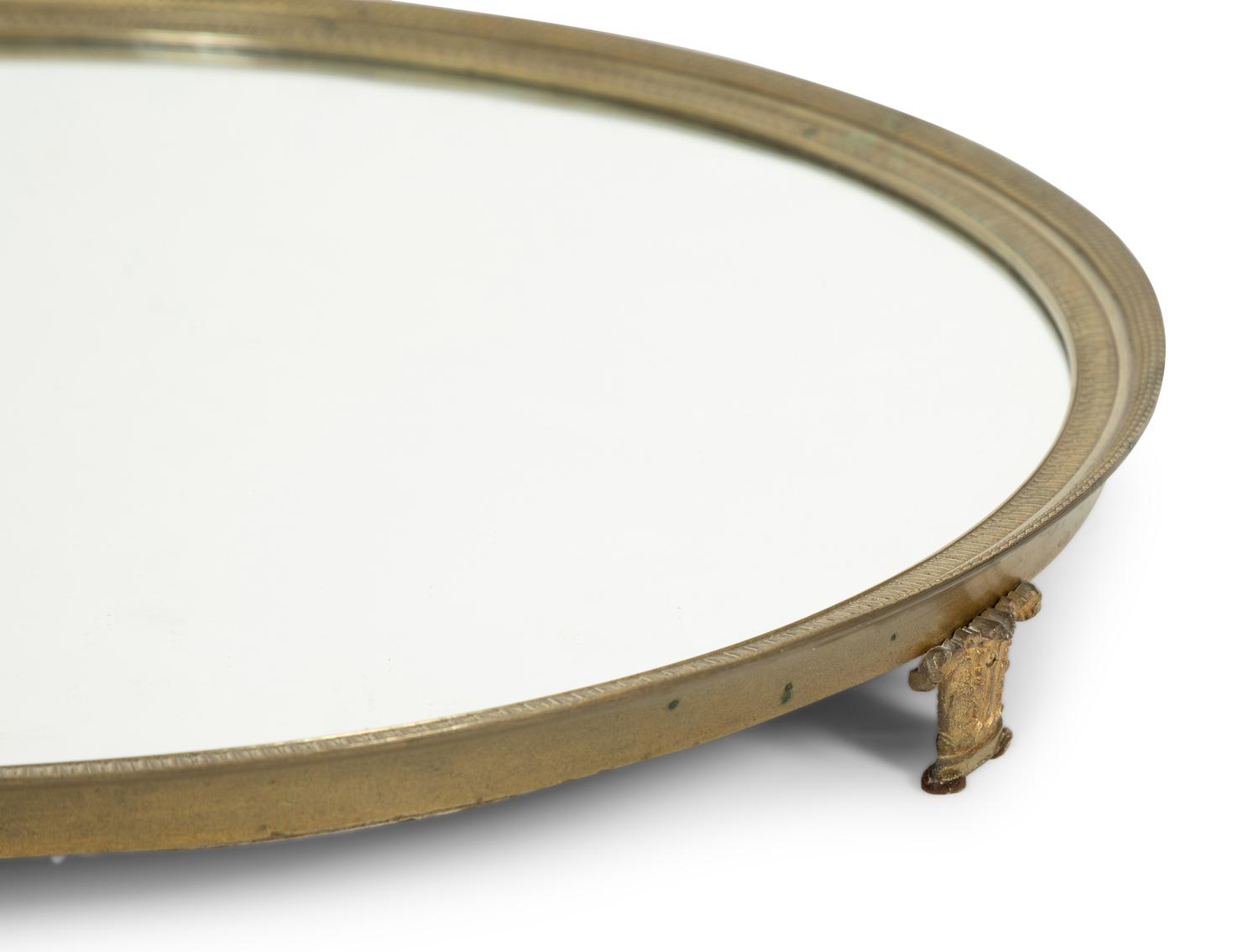 A French Gilt Bronze Mirrored Table Plateau — 19TH CENTURY
