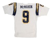 A Group of Three Vintage Jim McMahon San Diego Chargers Football Jerseys from The Collection of Sports Super Agent Steve Zucker,