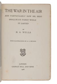 WELLS, H.G. (1866-1946). A group of 3 works, comprising: