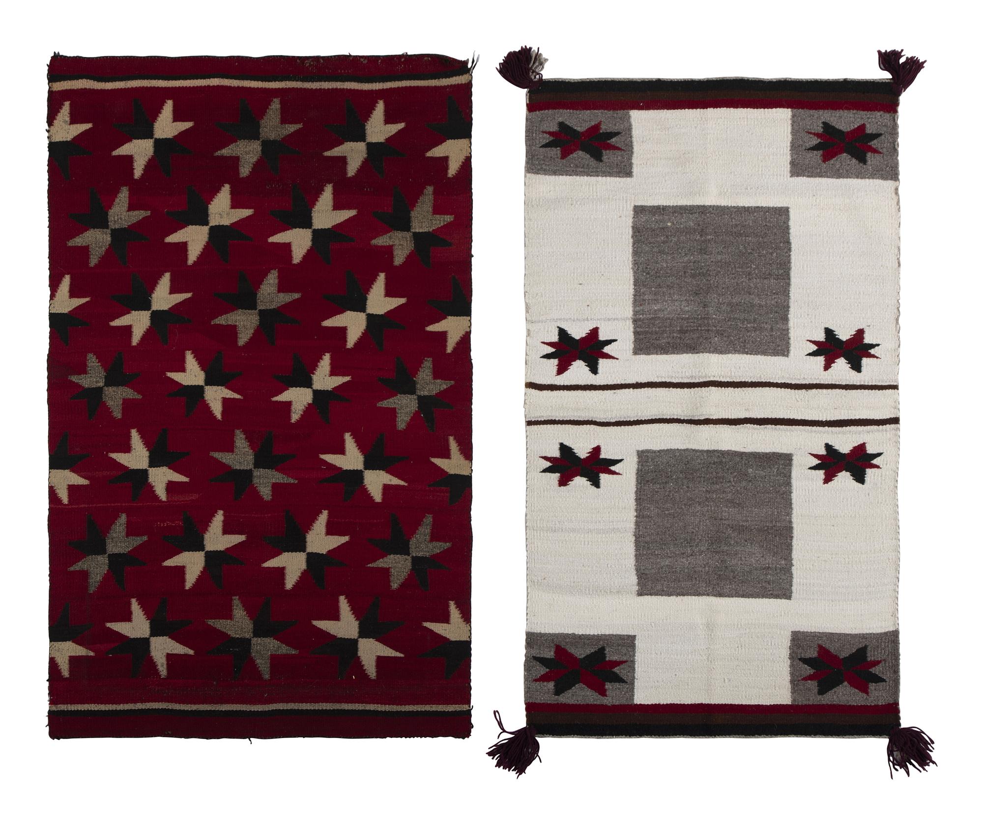 A Group of Double Saddle Blankets with Volero stars