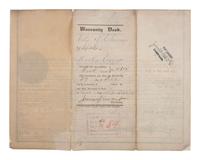 [CHICAGO]. A group of documents signed by Chicago mayors, including Joseph MEDILL, John WENTWORTH, James H. WOODWORTH, Anton J. CERMAK, William Hale THOMPSON, and the Mayors DALEY.