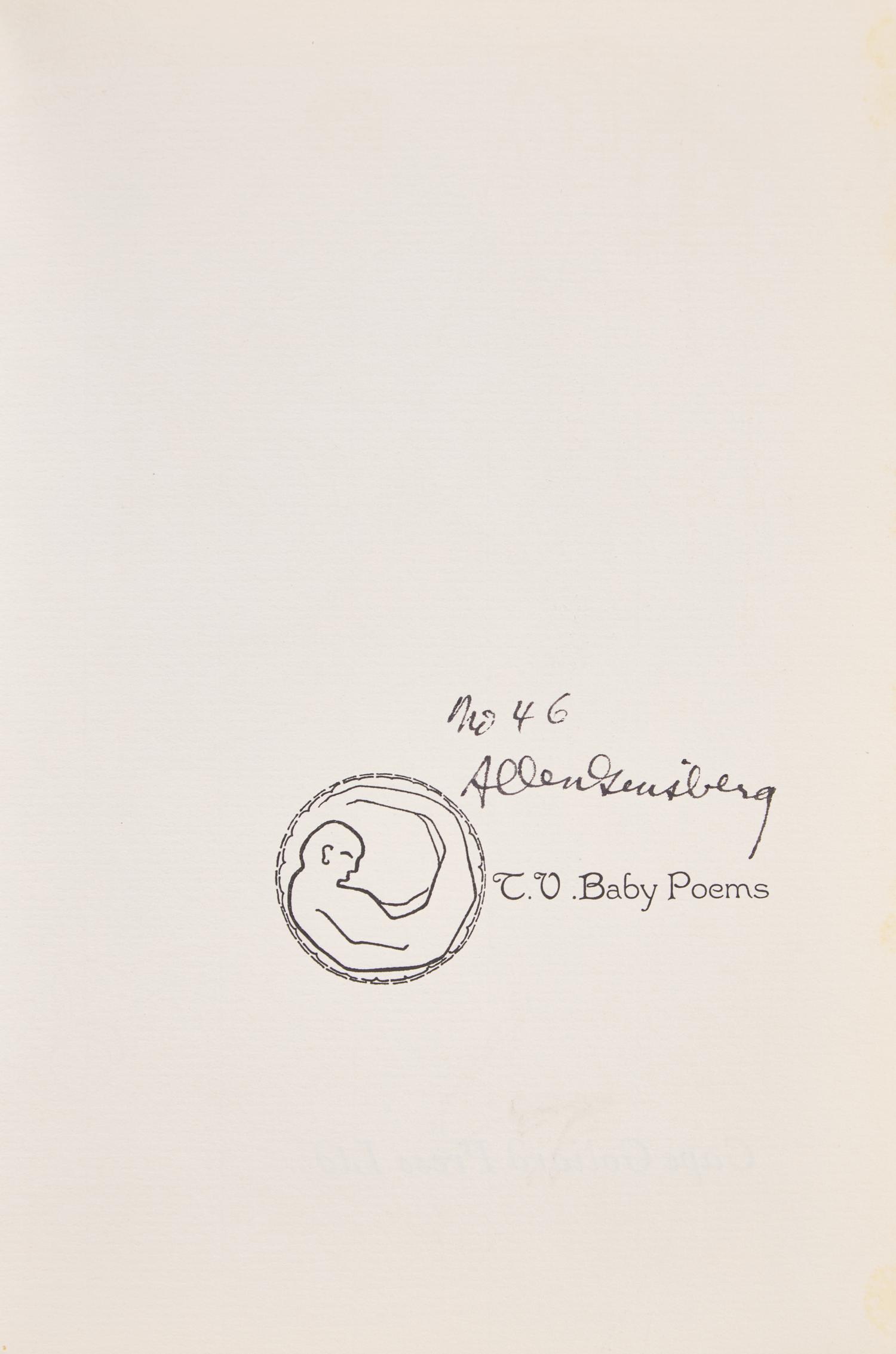[Literature] Ginsberg, Allen. T.V. Baby Poems