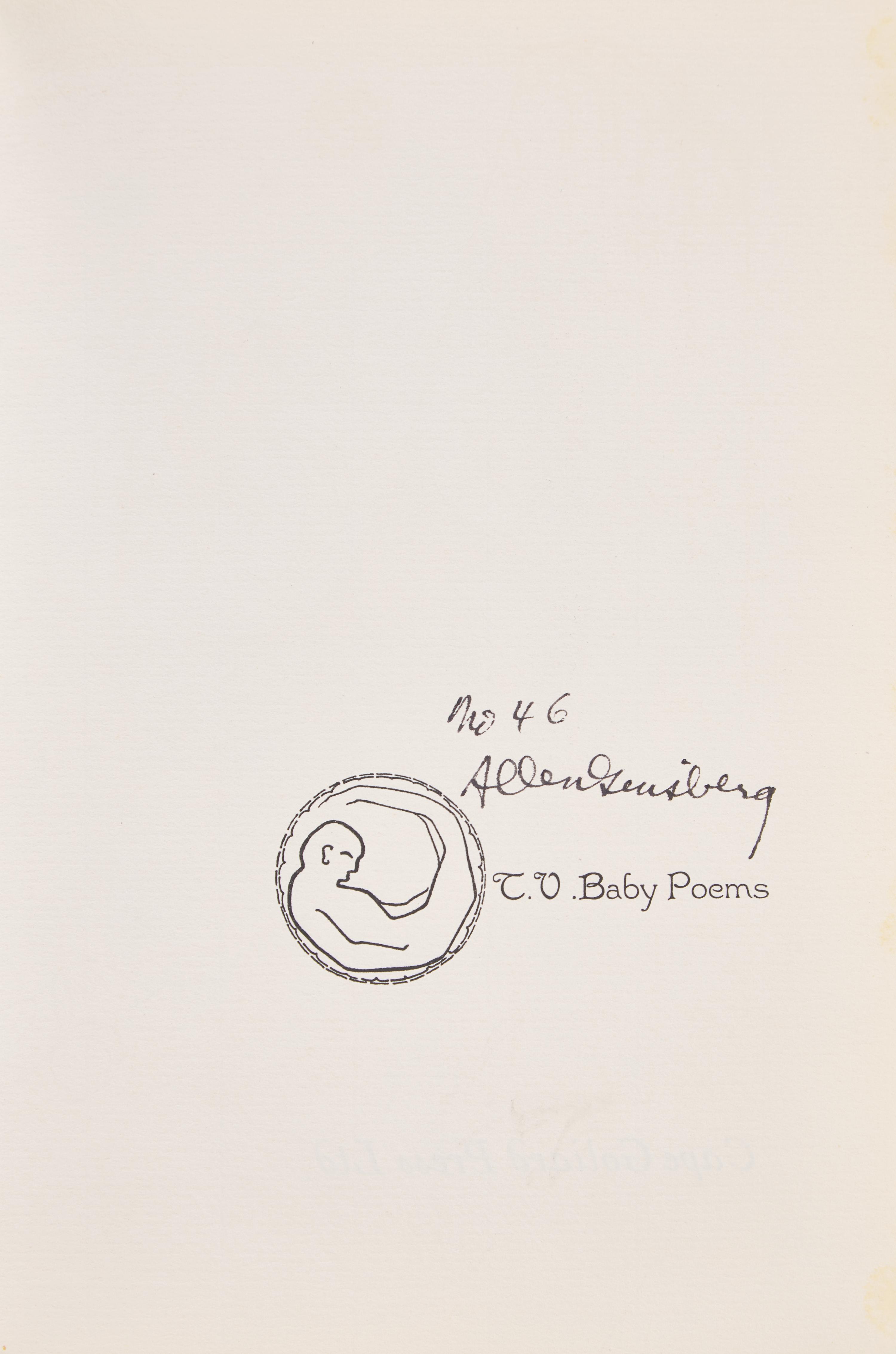 [Literature] Ginsberg, Allen. T.V. Baby Poems