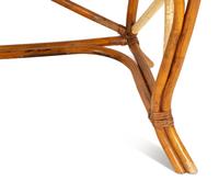 A Bamboo Desk and Matching Chair — 20th Century