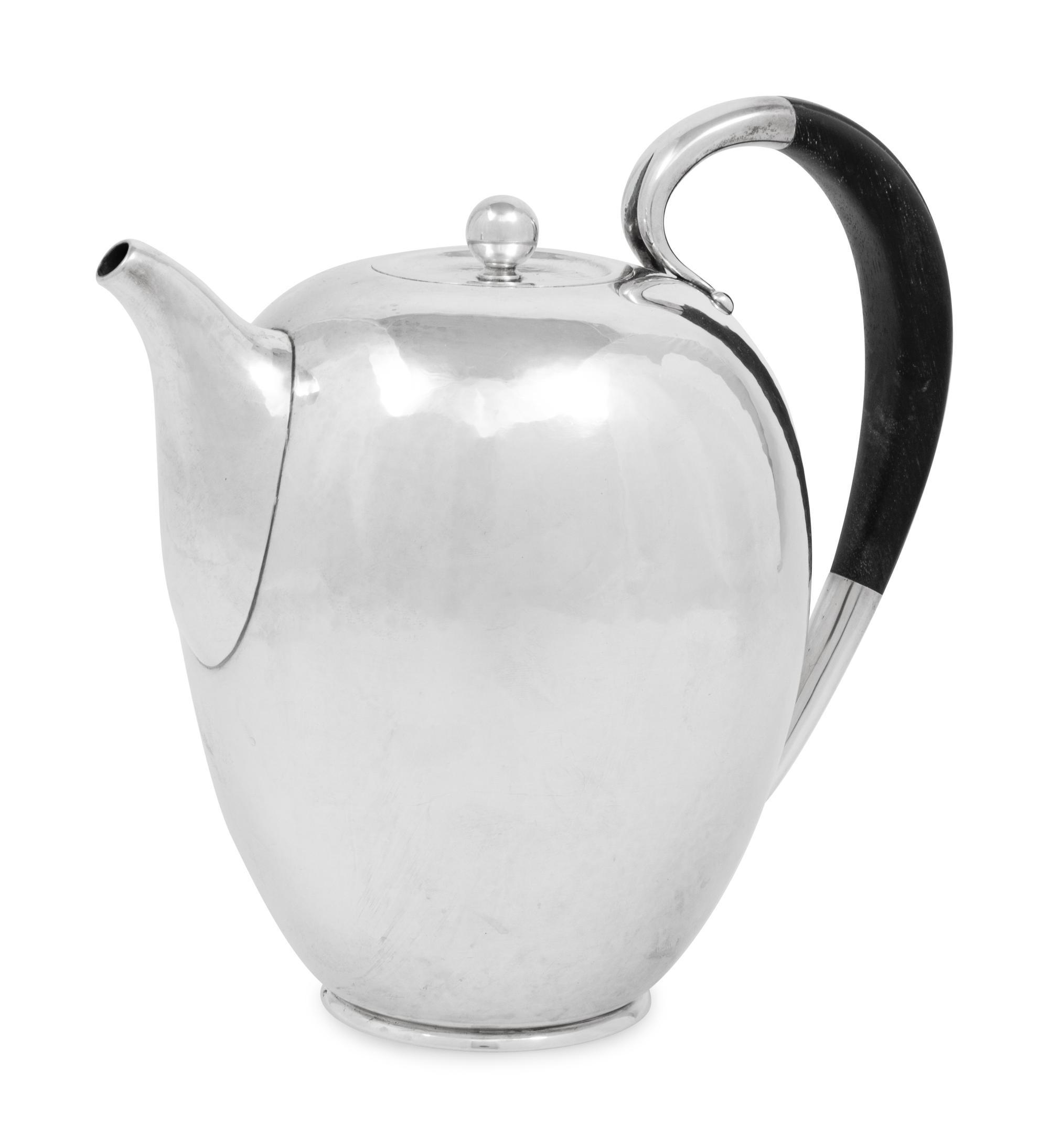 A Johan Rohde for Georg Jensen Silver Coffee Pot