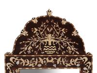 A Pair of Levantine Bone and Mother-of-Pearl Marquetry Mirrors