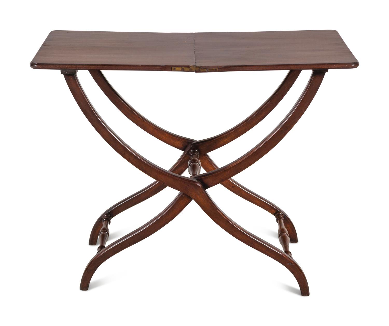 A Regency Style Mahogany Coaching Table