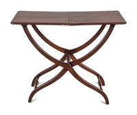 A Regency Style Mahogany Coaching Table