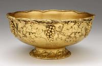 Vermeil sterling silver punch bowl 20th century