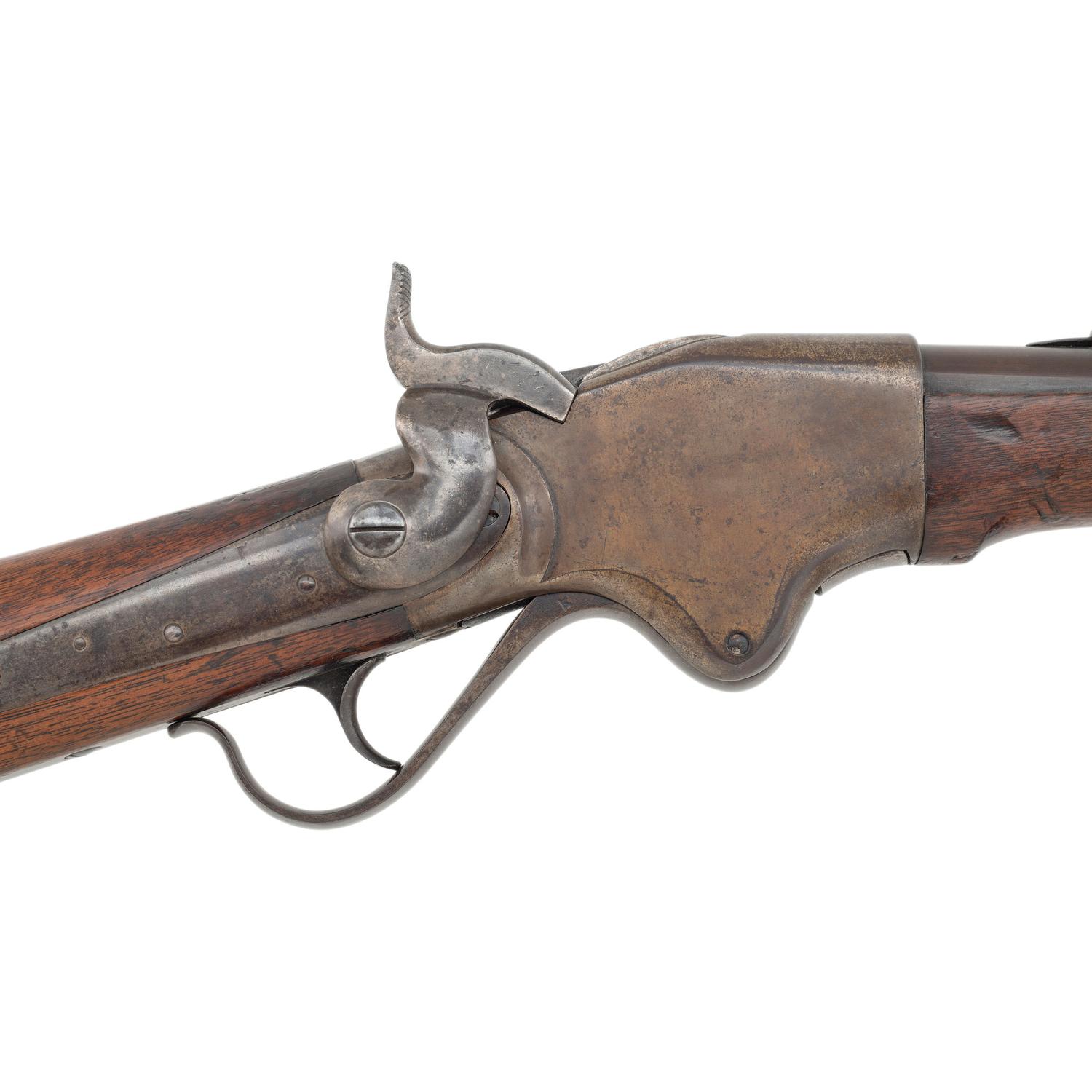 US Model 1860 Spencer Carbine with Carved ID: "G.C. Laws Co. C".