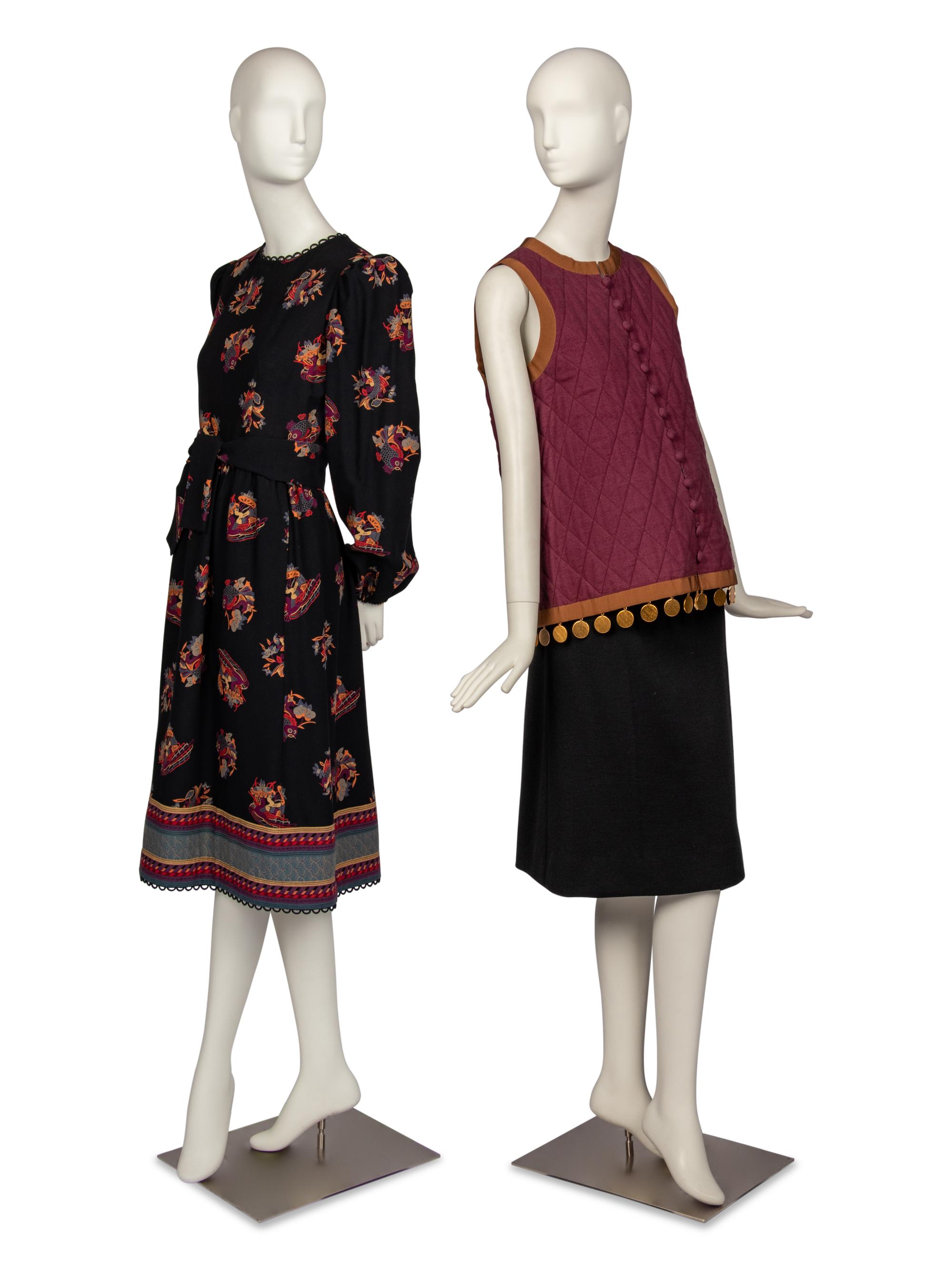 Three Lanvin Items, 1970-80s