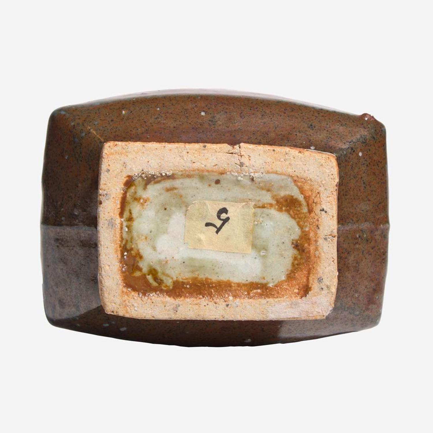 Kawai Kanjiro (Japanese, 1890-1966) Slab-Sided Bottle Vase, Japan, circa 1950s