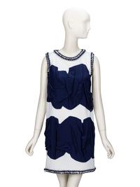Chanel, Woven Chain-Trim Jersey Shift Dress
