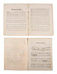 [CIVIL WAR]. A large group of War-period and GAR sheet music, pamphlets, and ephemera.