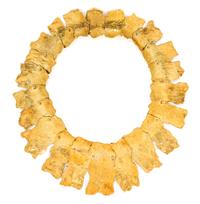 A Modernist 18 Karat Yellow Gold Necklace, Ed Wiener, 74.10 dwts.