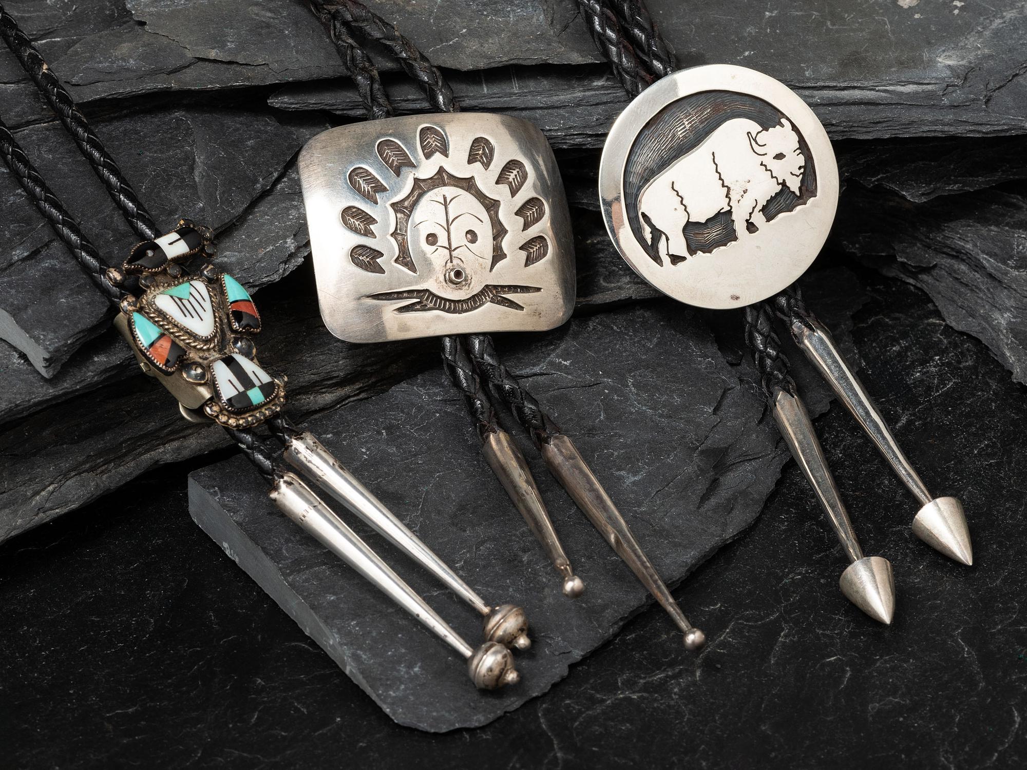 Zuni and Hopi Bolo Ties