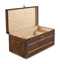 LOUIS VUITTON, ANTIQUE STEAMER TRUNK