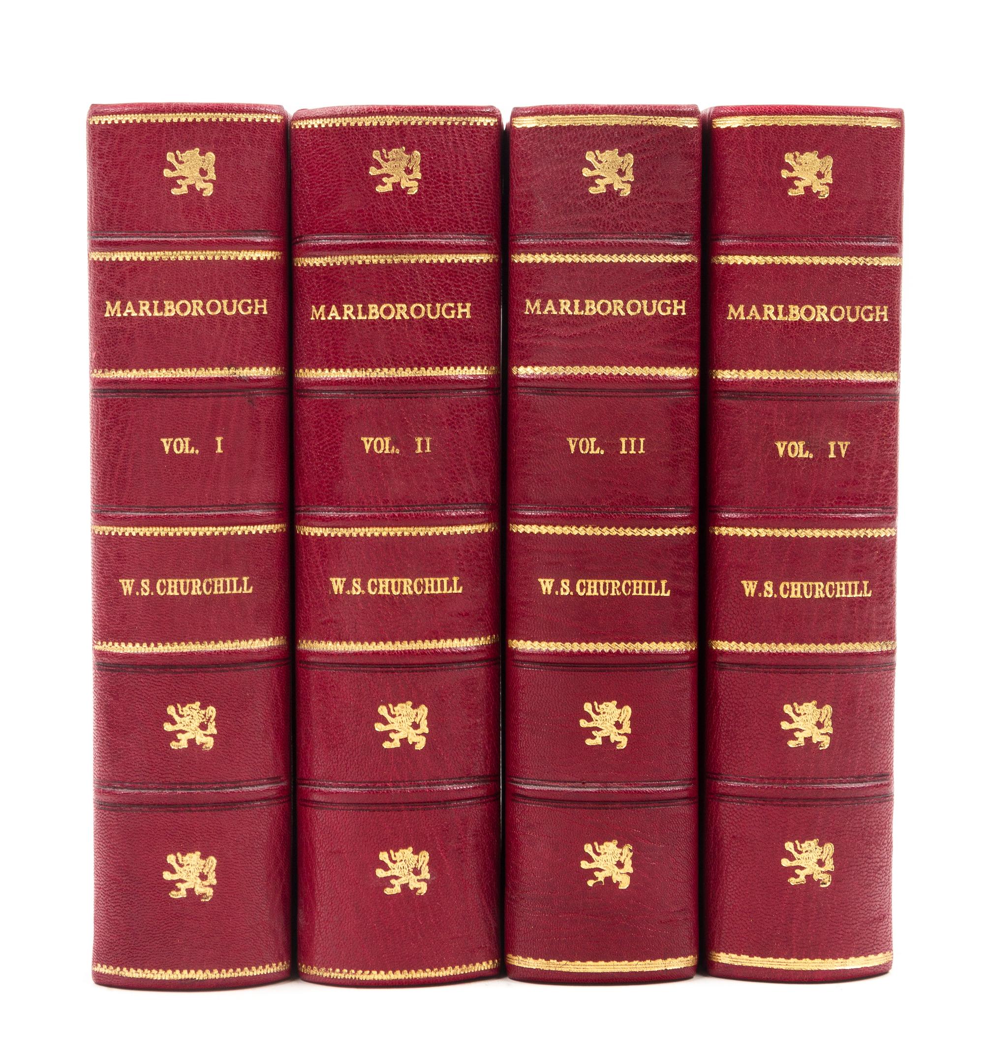 CHURCHILL, Winston L.S., Sir (1874-1965). Marlborough, his Life and Times. London: George G. Harrap, 1933-1938. FIRST EDITION.