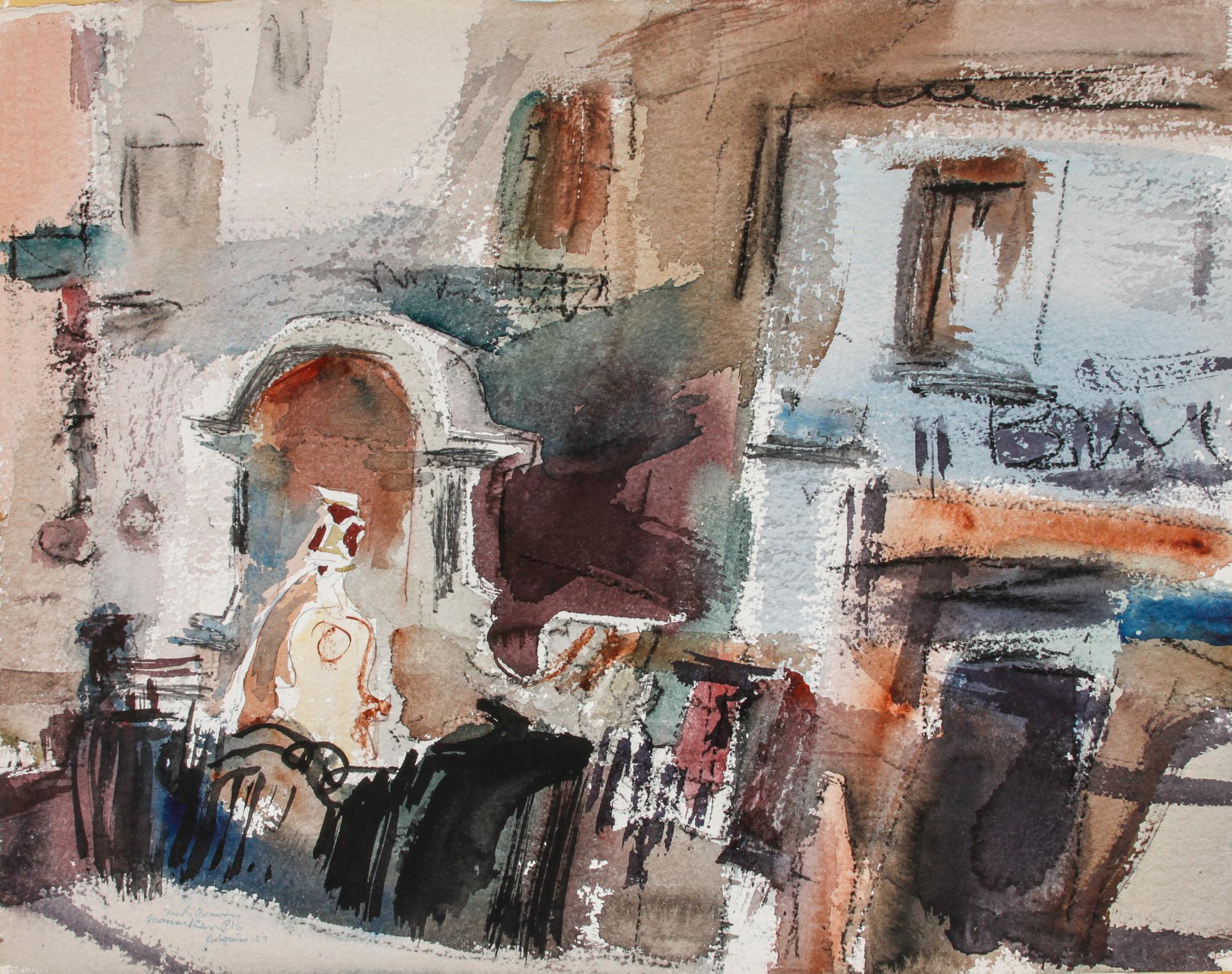 Two works: Manniken PIS, Belgium, 1957 and European Town