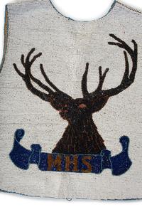 Plains Cree Beaded Vest, with Elk