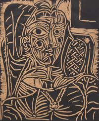 Portrait de Jacqueline au Fauteuil , 1958
