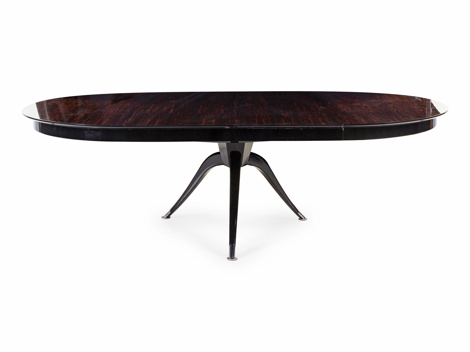 Art Deco Dining Table and Four Chairs