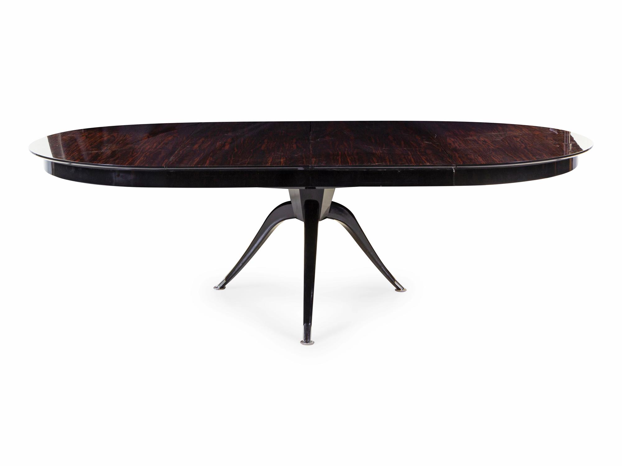Art Deco Dining Table and Four Chairs